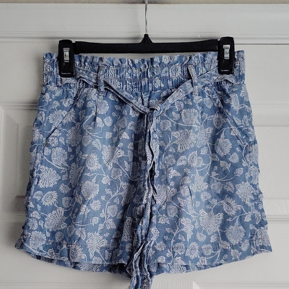 Knox Rose Pants - Knox Rose Floral Blue Women's Shorts